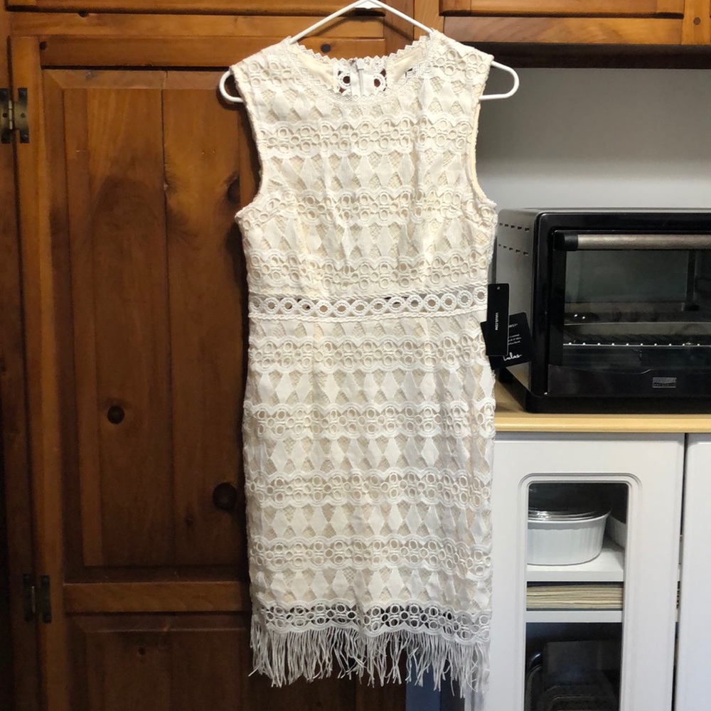 Lulus white lace dress - Picture 2 of 4